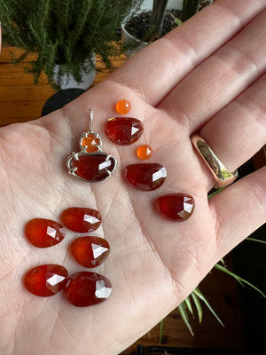 Bespoke Carnelian & Garnet for C